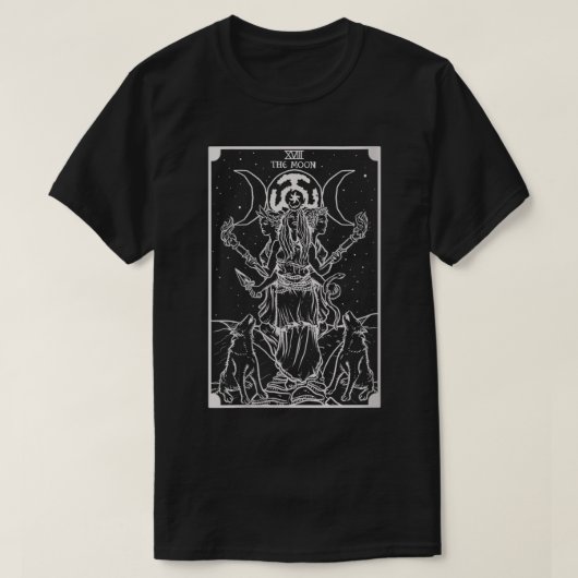 Womens Hecate Triple Moon Goddess Hexe Hekate Whe T-Shirt (Design vorne)