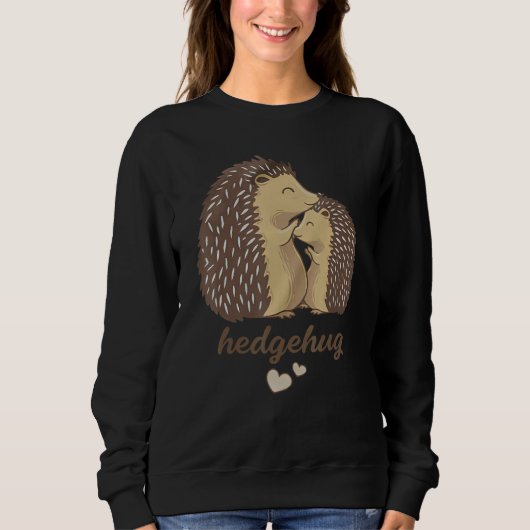 Womens Hedgehog Valentine Love Hedgehog Costume He Sweatshirt (Vorderseite)