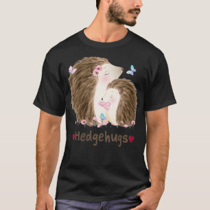 Womens Hedgehugs Funny Niedlich Hedgehugs Kawaii H T-Shirt