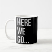 Womens Here We Go Xl Heather Blue  Kaffeetasse (Links)