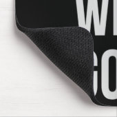 Womens Here We Go Xl Heather Blue Mousepad (Ecke)