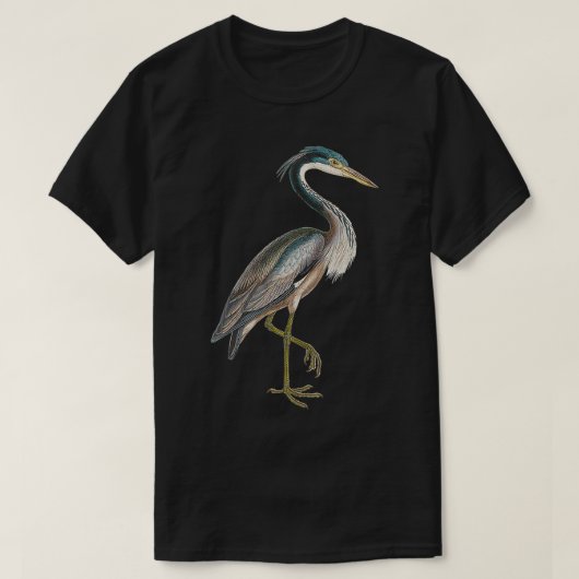 Womens Heron Water Bird Lover Blue Herone Küste T-Shirt (Design vorne)