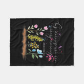 Womens His Mercies Are New Every Morning Religious Fleecedecke (Vorderseite (Horizontal))