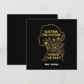 Women's History Month Eco-Feminist Sustain Future Einladung (Vorne/Hinten)