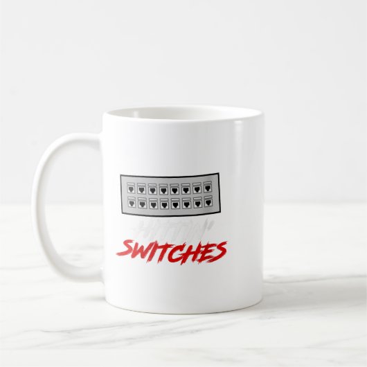 Womens Hittin Switches Funny Network Admin Tech Hu Kaffeetasse (Links)