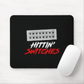 Womens Hittin Switches Funny Network Admin Tech Hu Mousepad (Mit Mouse)