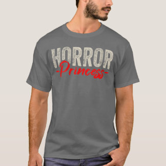 Womens Horror Movies Films Series Princess Queen V T-Shirt