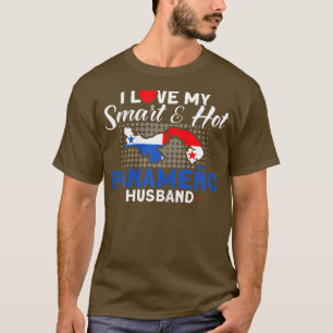 Womens Hot Panameno Husband Panama Pride Heritage T-Shirt