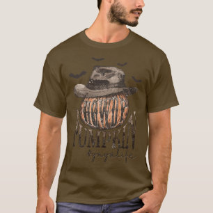 Womens Howdy Pumpkin Yaya, Halloween Yaya T-Shirt