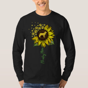 Womens Husky Mama Sonnenblume Sibirischer Husky Do T-Shirt