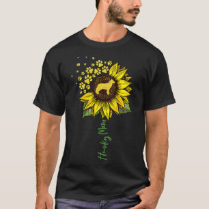 Womens Husky Mama Sonnenblume Sibirischer Husky Do T-Shirt