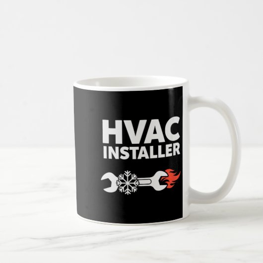 Womens Hvac Installer Funny Hvac Tech Technician F Kaffeetasse (Rechts)