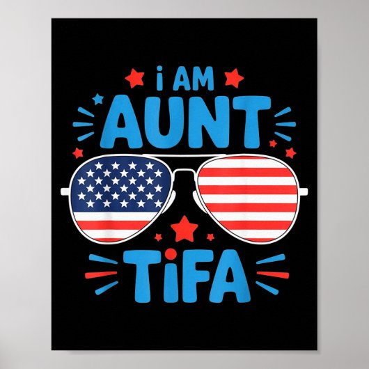 Womens I Am Aunt Tifa Tee Poster (Vorne)