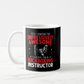 Womens I bin Kickboxing Instructor Kickboxer Comb Kaffeetasse