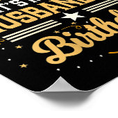 Womens I Can't Keep Calm It's My Husband Birthday  Poster (Ecke)