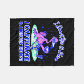 Womens I Don't Rise And Shine I Caffeinate And Hop Fleecedecke (Vorderseite (Horizontal))