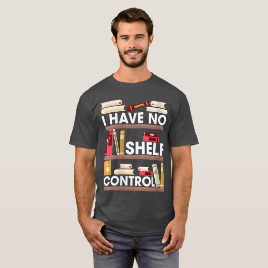 Womens I Have No ShControl Funny Reading Book Love T-Shirt (Vorne ganz)