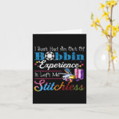 Womens I Just Had An Out Of Bobbin Experience It L Karte (Gelbe Blume)