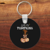 Womens I Like Her Pumpkins She Likes My Broomstick Schlüsselanhänger (Vorderseite)