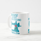 Womens I Quilt So I Don'T Choke People Quilter Lov Kaffeetasse (Vorderseite Links)