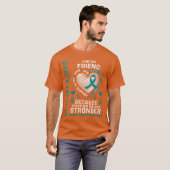 Womens I Wear Teal For My Friend Ovarian Support S T-Shirt (Vorne ganz)