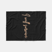 Womens I Will Survive - Fun Motivational & Ico Fleecedecke (Vorderseite (Horizontal))