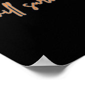 Womens I Will Survive - Fun Motivational &amp; Ico Poster (Ecke)