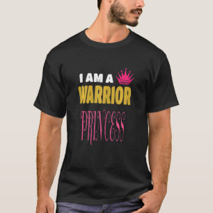 Womens Ich bin eine authentische Kriegerprinzessin T-Shirt