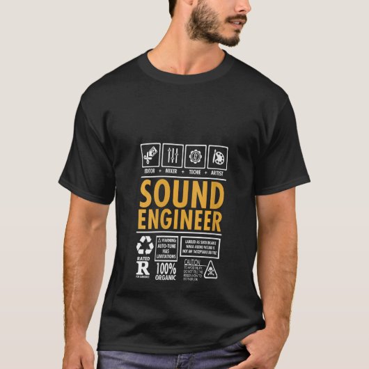Womens I'm A Sound Engineer Funny Sound Audio Guy  T-Shirt (Vorderseite)
