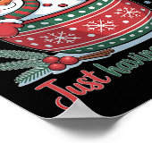 Womens I'm Fine This Is Fine Just Having Meltdown Poster (Ecke)