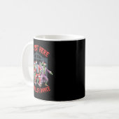 Womens I'm Just Here To Thriller Dance Zombie Chri Kaffeetasse (Vorderseite Links)