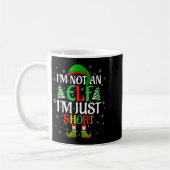 Womens I'm Not An Elf I'm Just Short Elf Family Ch Kaffeetasse (Links)