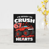 Women's I'm Ready To Crush 67 Hearts Truck Valenti Karte (Gelbe Blume)