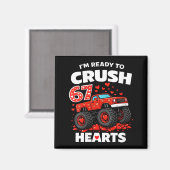 Women's I'm Ready To Crush 67 Hearts Truck Valenti Magnet (Vorderseite/Rückseite)