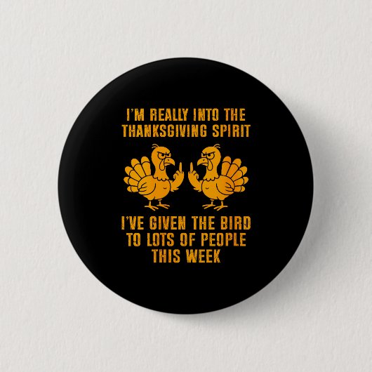 Womens I'm Really Into The Thanksgiving Srit I've Button (Vorderseite)