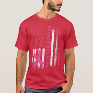 Womens In October We Wear Pink Breast Cancer Aware T-Shirt