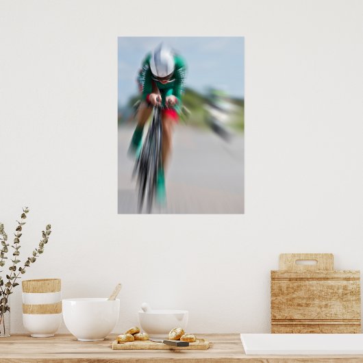 Womens Individual Time Trial No 3 Flow Version Poster (Küche)