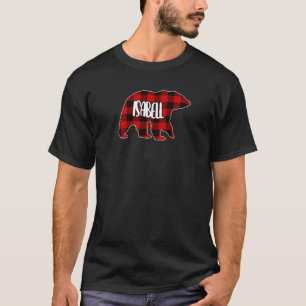 Womens Isabell Bear Custom Red Buffalo Kariert Chr T-Shirt