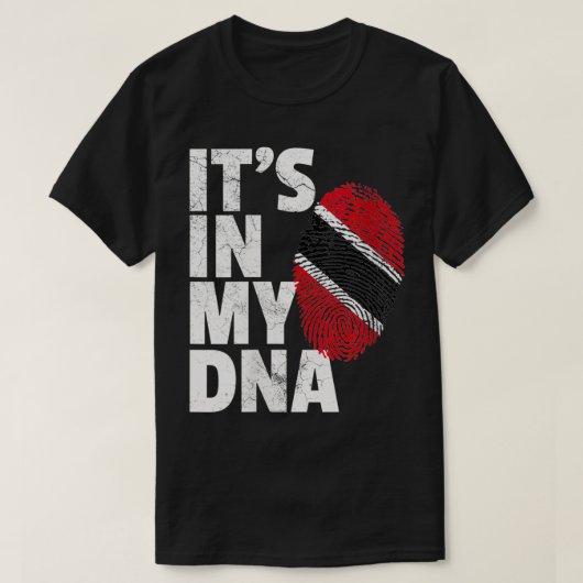 Womens IT IST IN MEINER DNA, Trinidad und Tobago F T-Shirt (Design vorne)