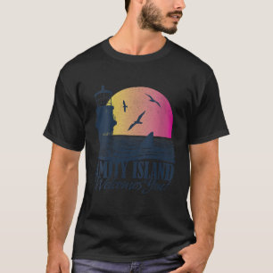 Womens Jaws Amity Island heißt Sie willkommen T-Shirt