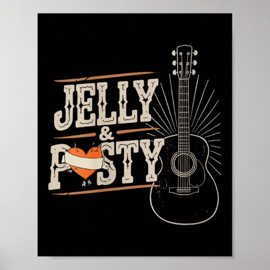 Womens Jelly Personalized First Name Birthday Men  Poster (Vorne)
