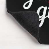 Womens Jersey Girl New Jersey Heart Funny Cute New Mousepad (Ecke)