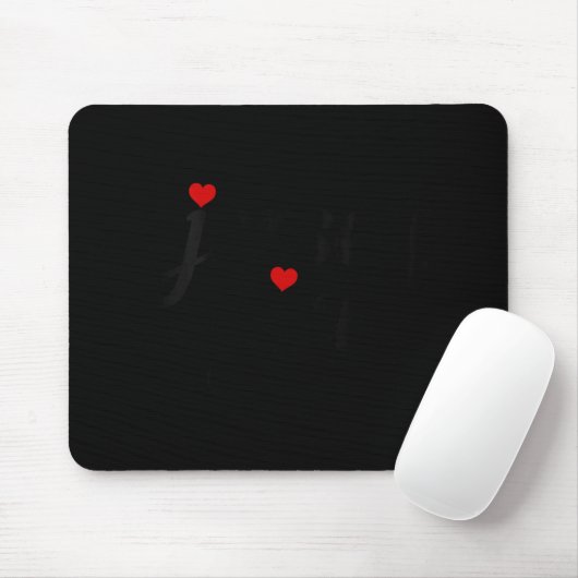 Womens Jersey Girl New Jersey Heart Funny Cute New Mousepad (Mit Mouse)