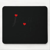 Womens Jersey Girl New Jersey Heart Funny Cute New Mousepad (Vorne)