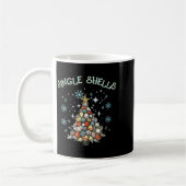 Womens Jingle Shells Christmas Tree Snowflakes Cel Kaffeetasse (Links)