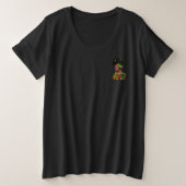 Womens Juneteenth Vibes Große Größe T-Shirt (Design vorne)