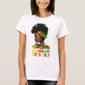 Womens Juneteenth Vibes T - Shirt (Vorderseite)