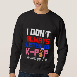 Womens K Pop Music Südkoreanischer Fan Korea Saran Sweatshirt