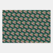 Women's Karate - Girls Martial Arts USA Flag Geschenkpapier Set (Vorderseite 3)