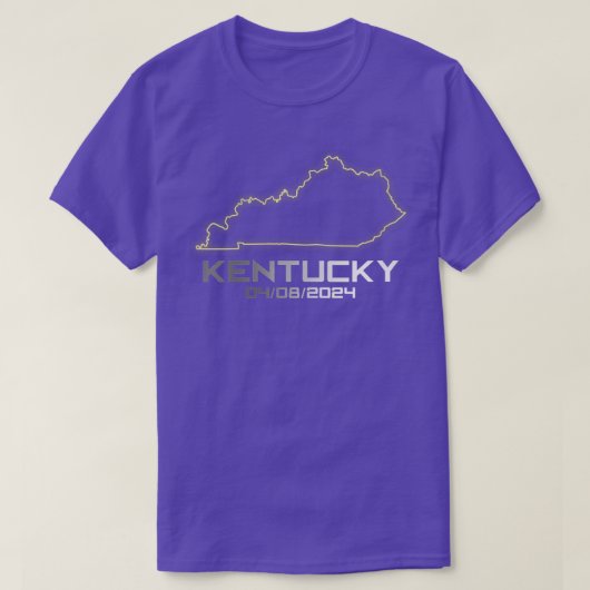 Womens Kentucky America Astronomy Total Solar Ecli T-Shirt (Design vorne)